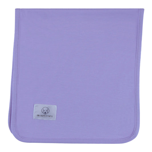 burp cloth lavender frost