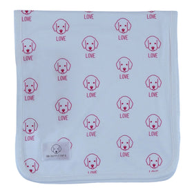 burp cloth pink obi love collection