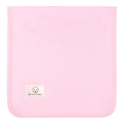 burp cloth set princess pink