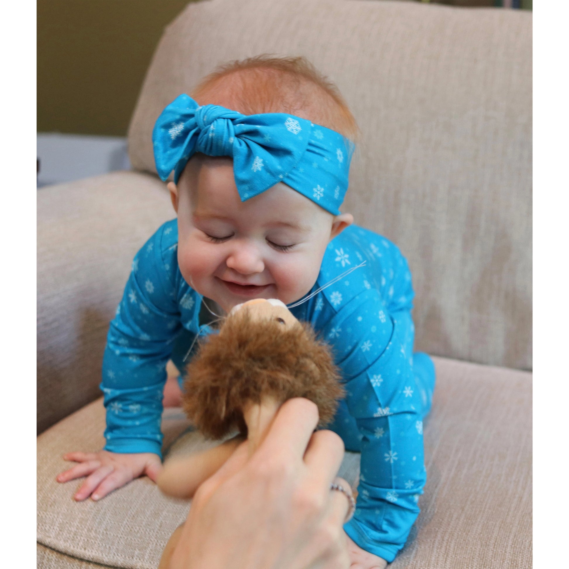 christmas obi cutie bow snowflakes bright for boy