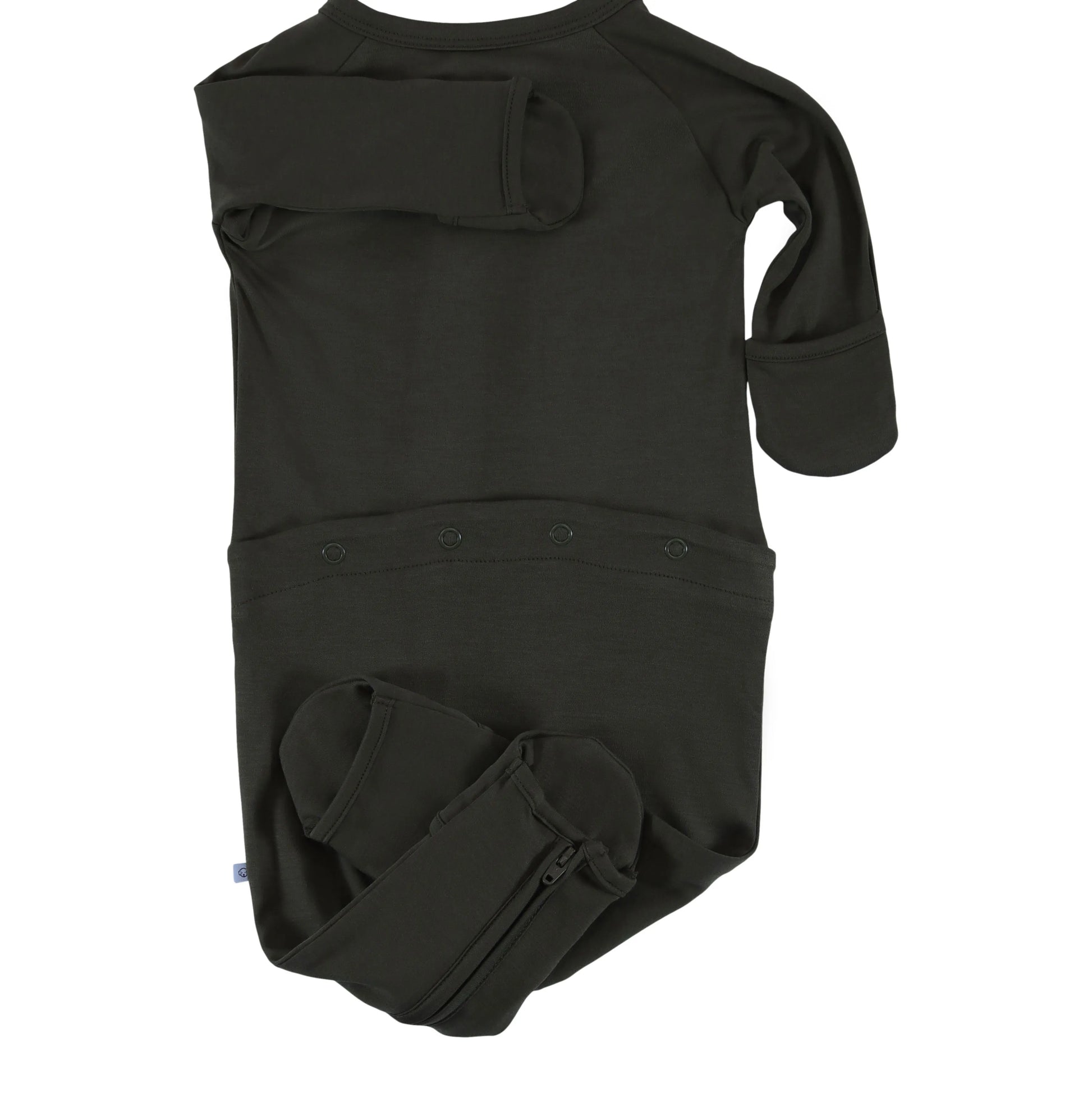 convertible zip romper olive