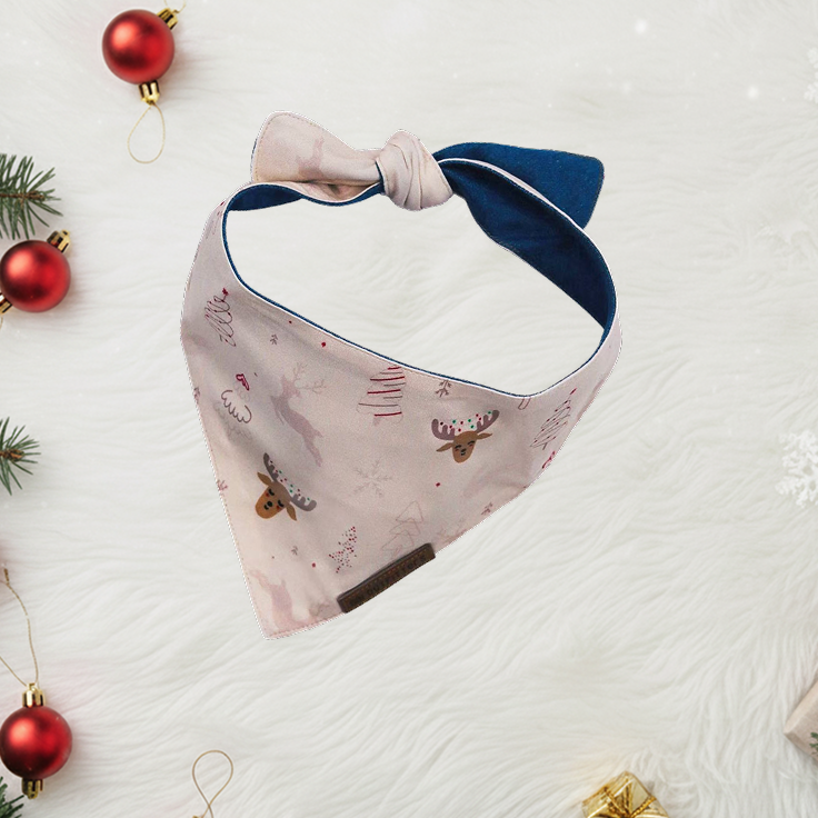 Christmas Puppy Bandana Reindeer