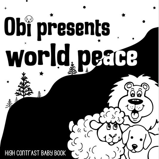 high contrast black and white visual stimulation book