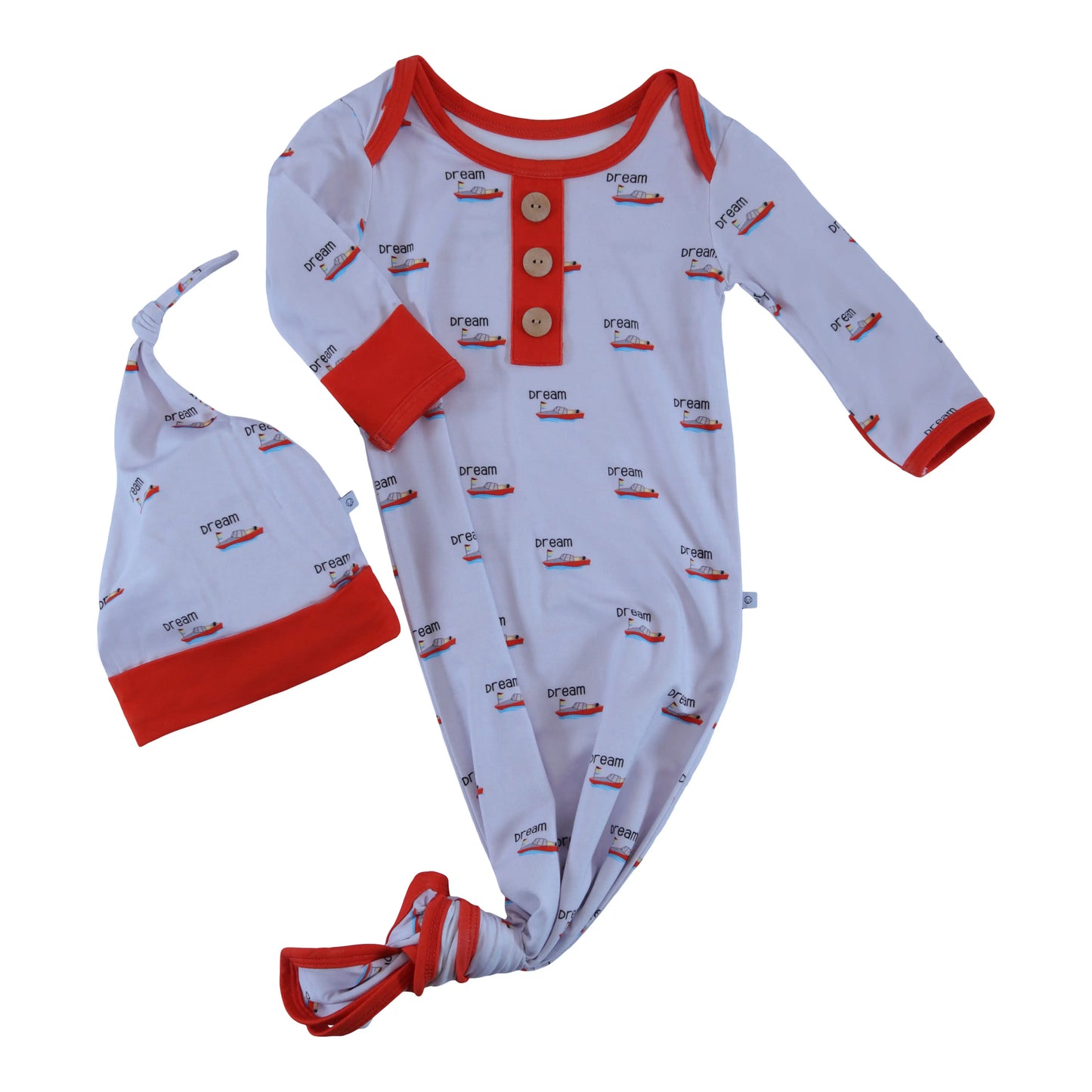 knotted gown dream boat whimsical collection