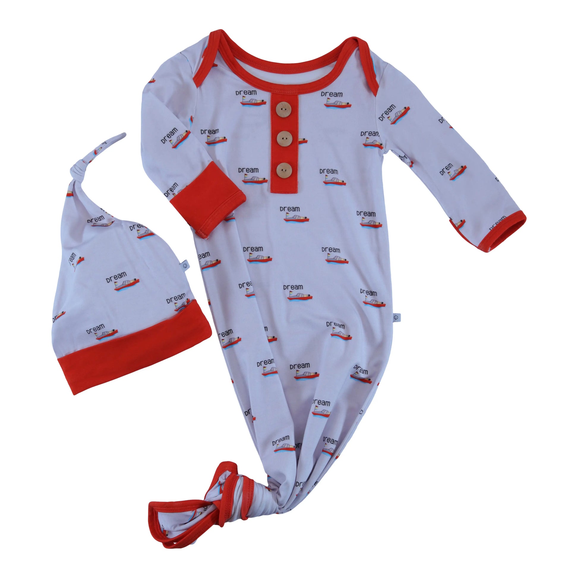 knotted gown dream boat whimsical collection