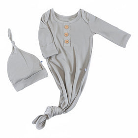 knotted gowns silver for boy