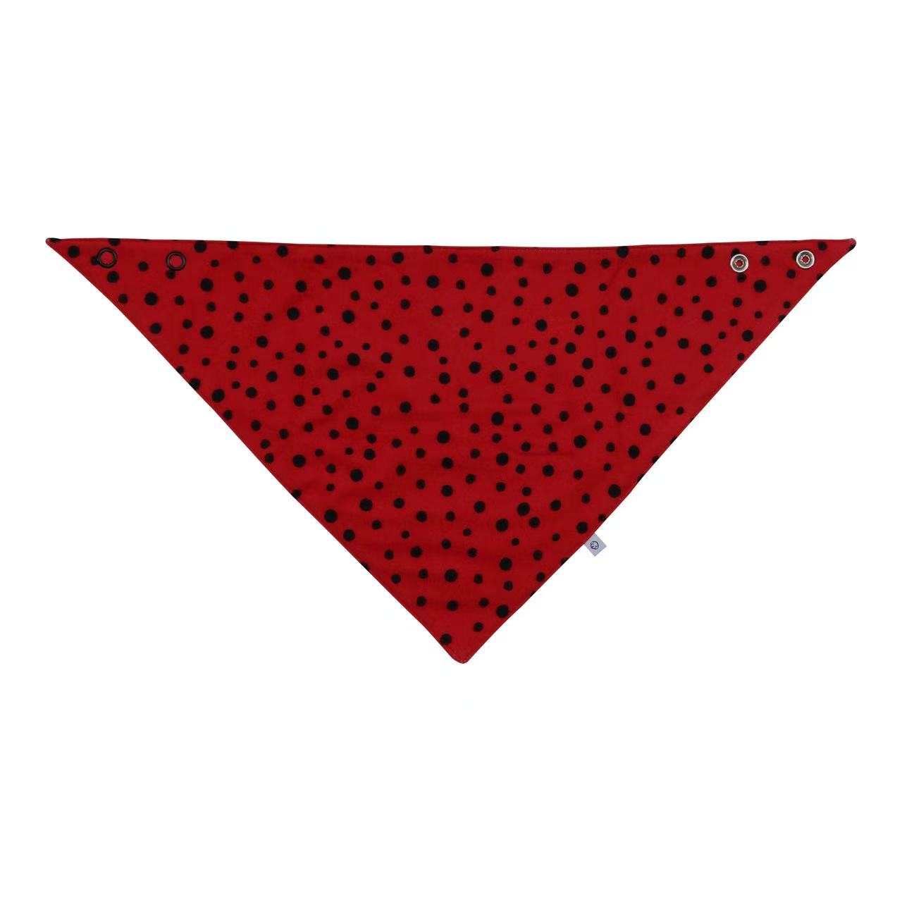 ladybug bamboo bib for baby boy girl