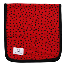 ladybug bamboo burp cloth for baby boy girl
