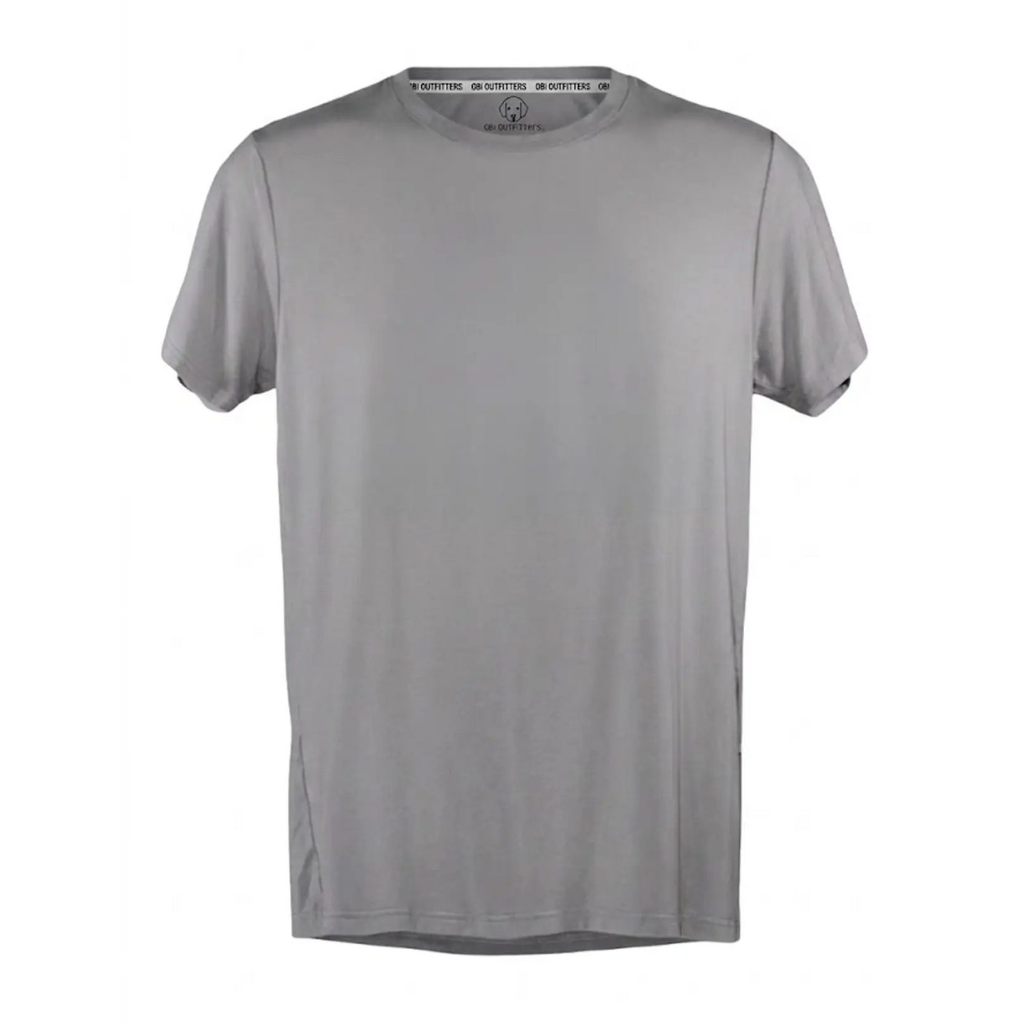 Men Premium Bamboo Together Tee Battleship Grey