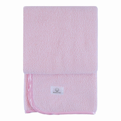 obi cloud cuddle blanket blush pink back