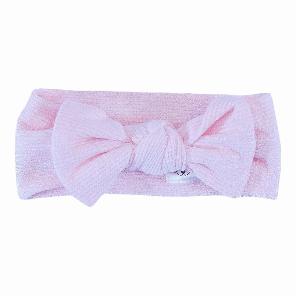 obi cutie bow headwrap pink cloud girl