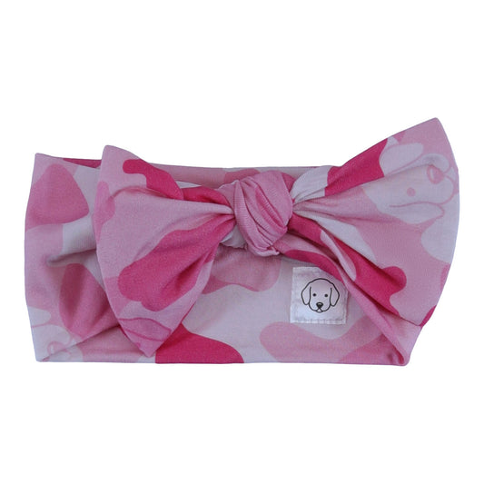 Obi cutie bow pink camo