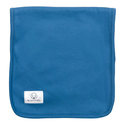 organic cotton burp cloth endless sky boy