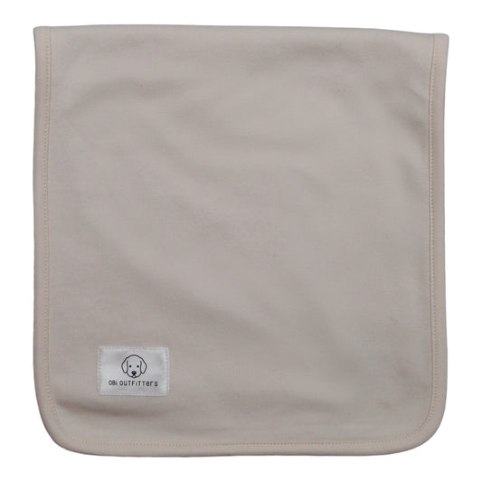 organic cotton burp cloth slightly pink for girl