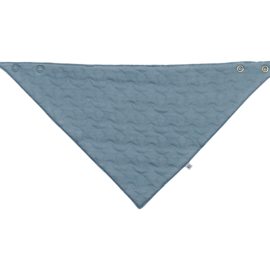 organic cotton quilted bib ocean breeze for baby boy girl