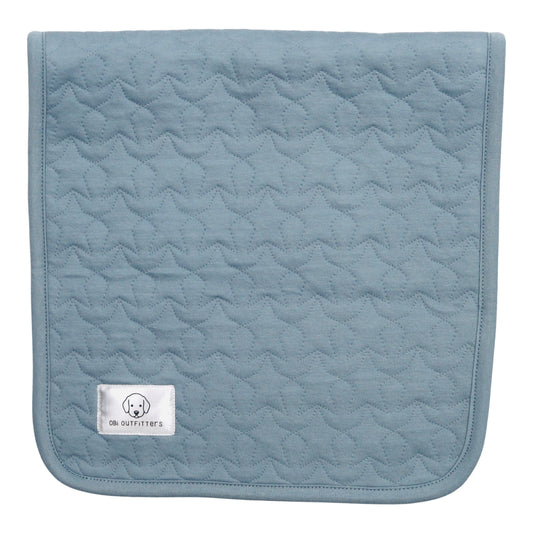 organic cotton quilted burp cloth ocean breeze boy girl