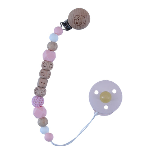 pacifier clip angel rose