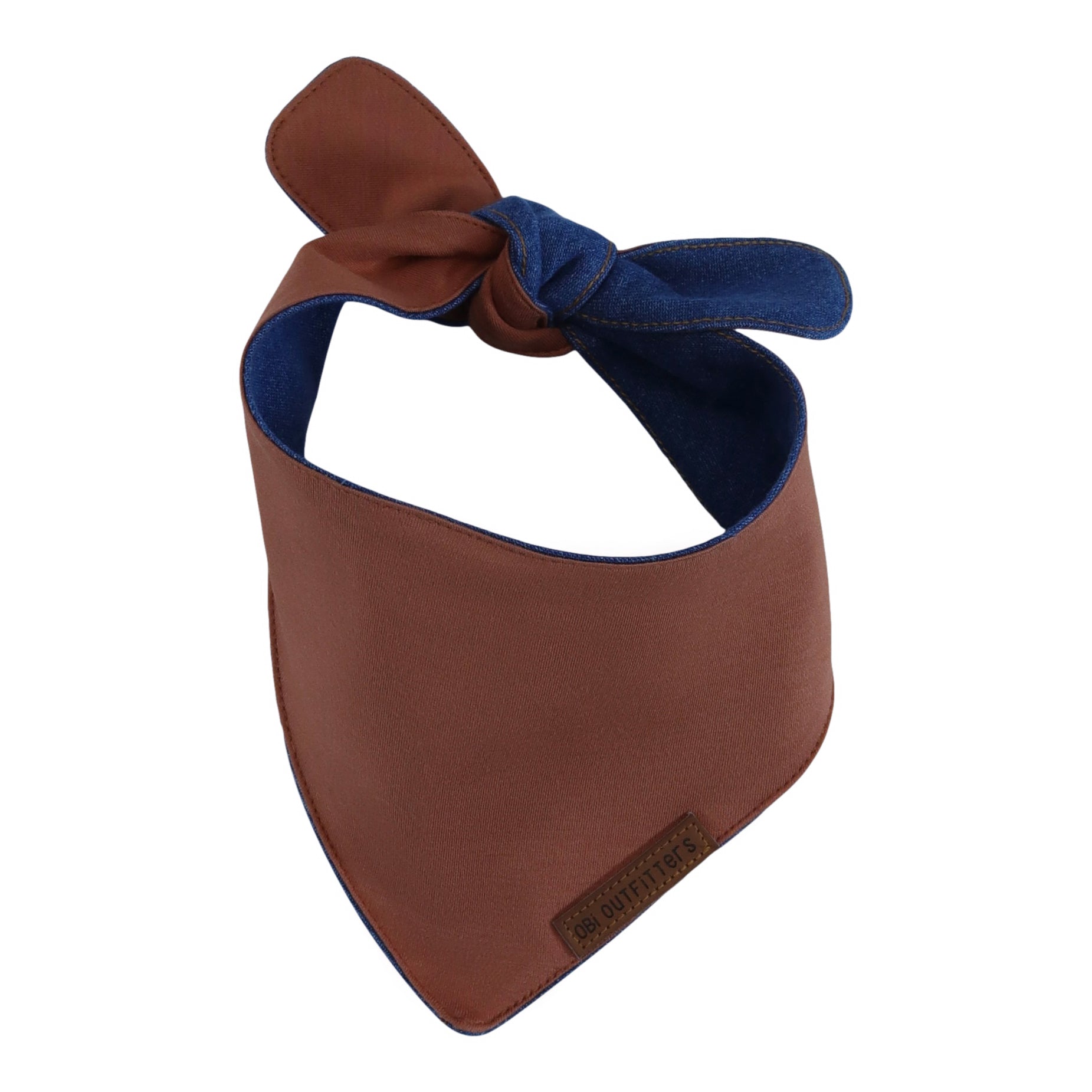 premium puppy bandana brown sugar