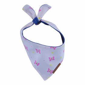 premium puppy bandana butterflies