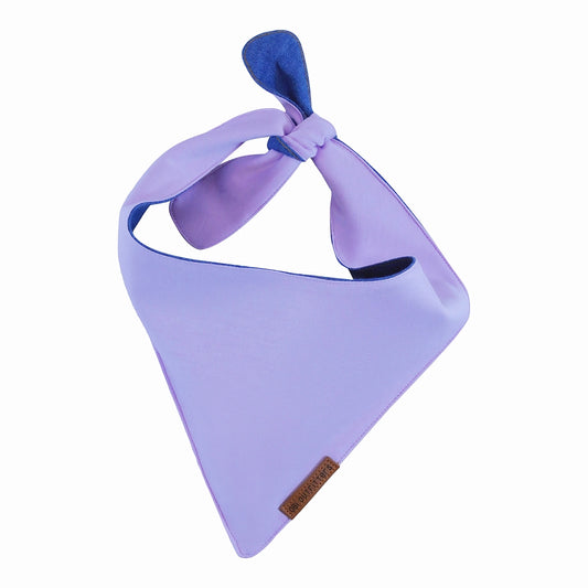 premium puppy bandana lavender frost