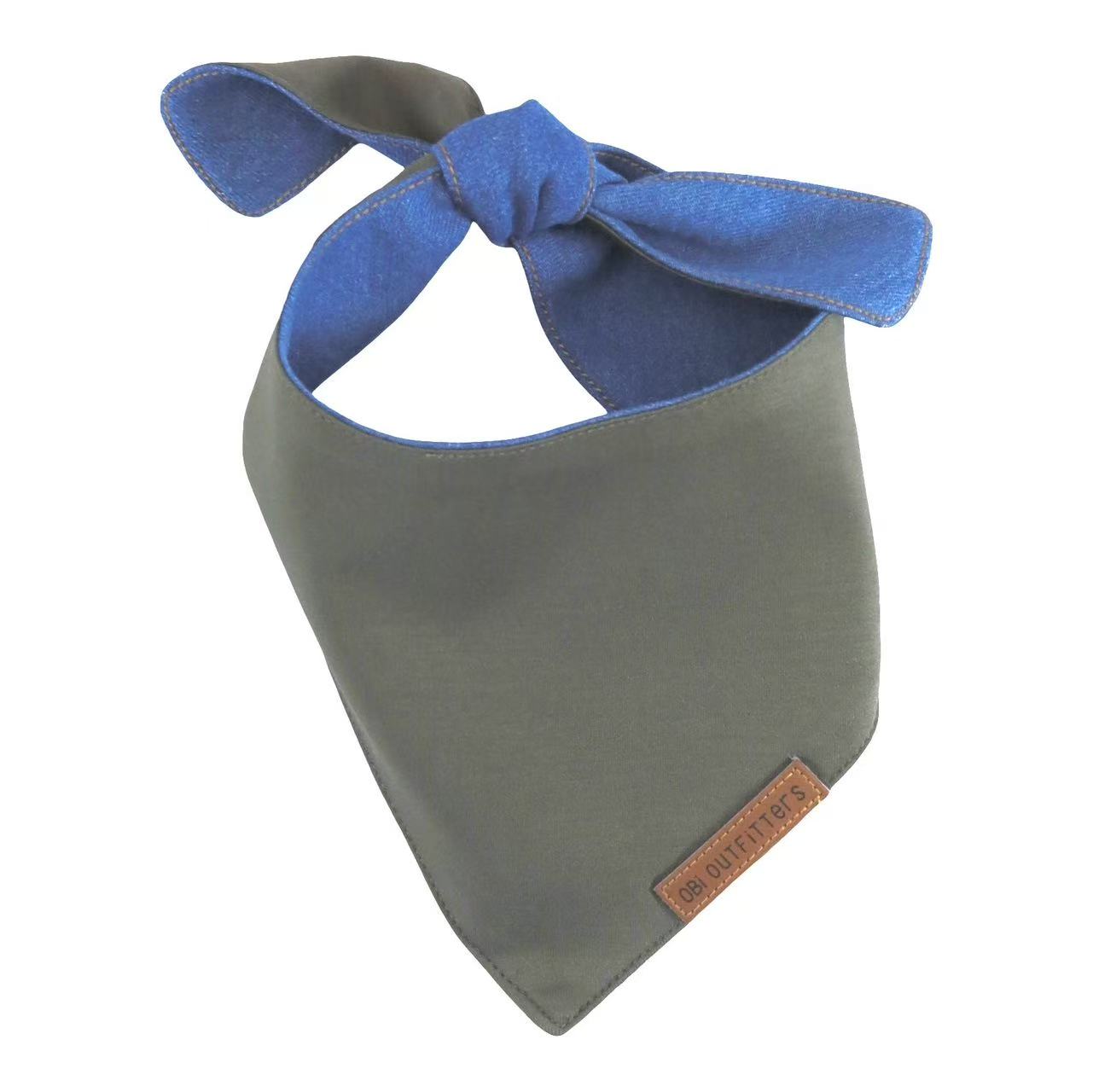 premium puppy bandana olive