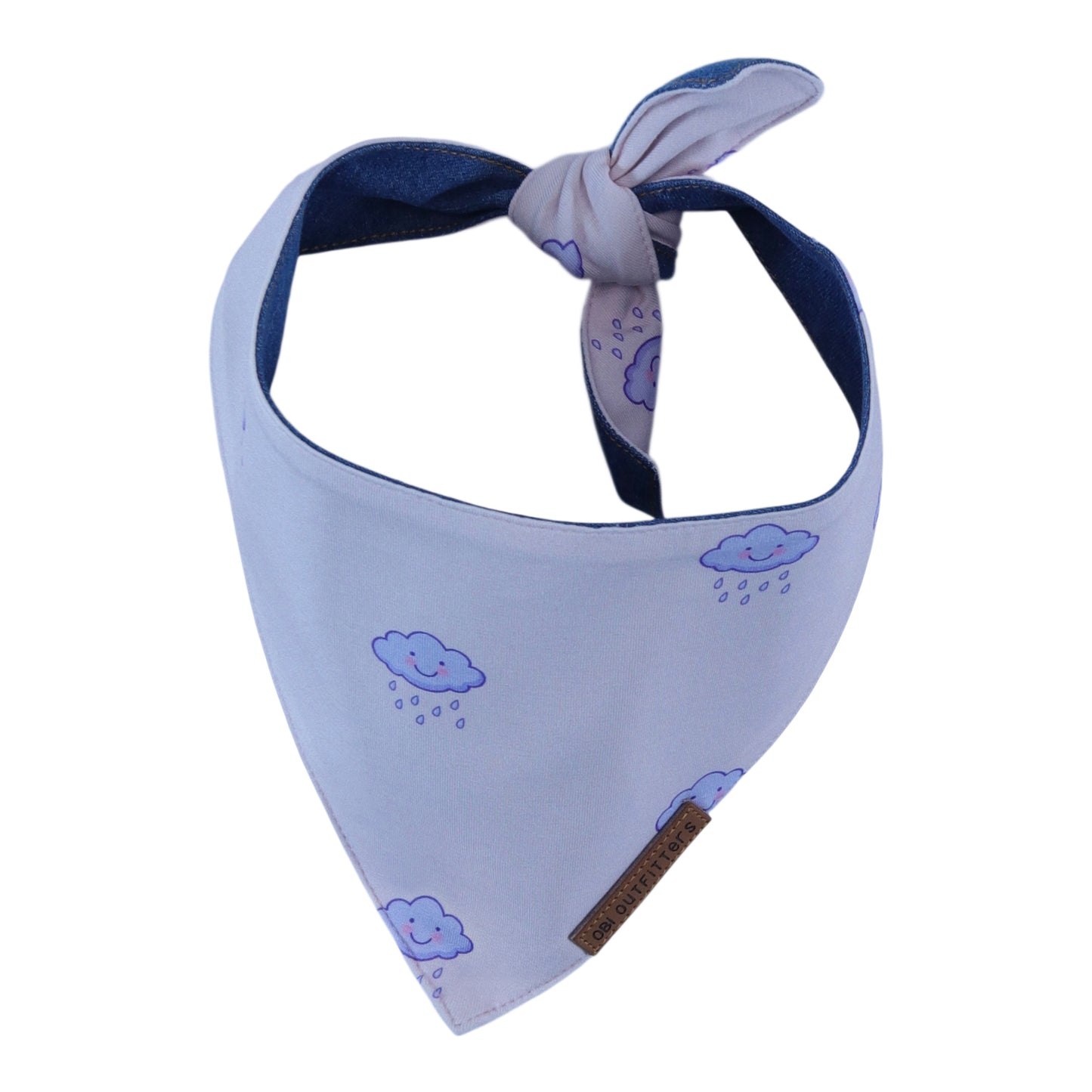 premium puppy bandana rain cloud