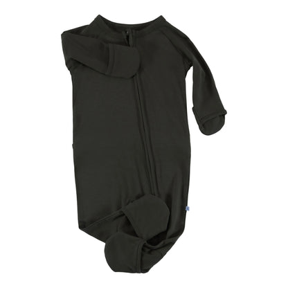 convertible zip romper Olive