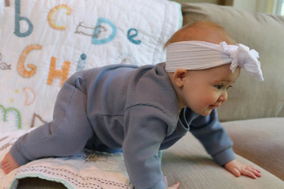 splash blue athletic baby set