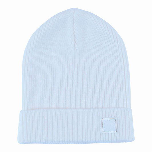 sweet knit baby beanie cream for boy