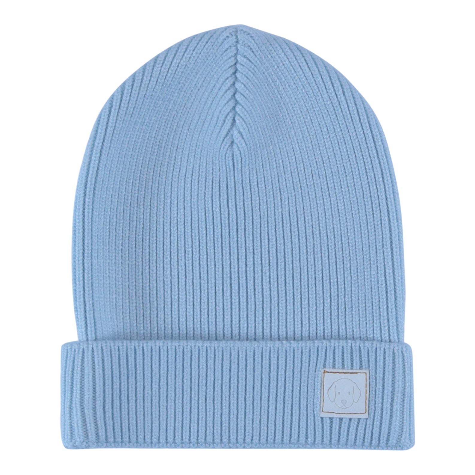 sweet knit baby beanie sky blue