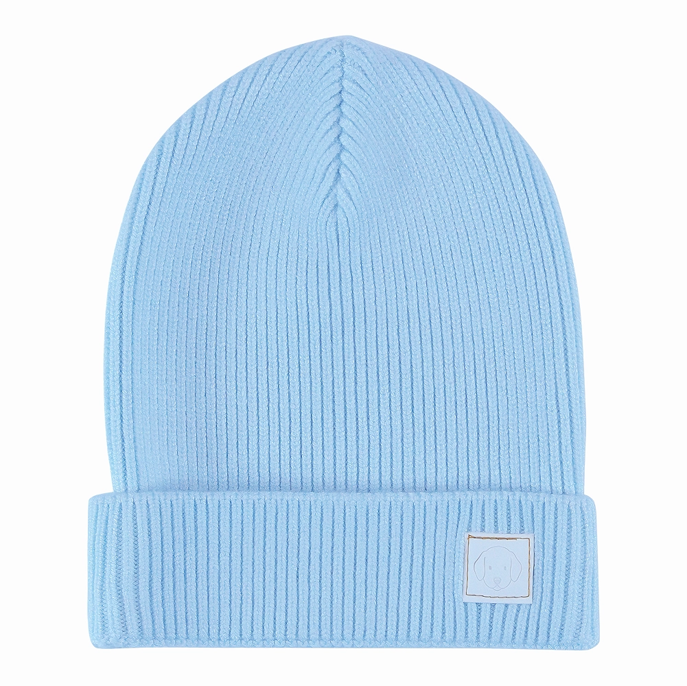 sweet knit baby beanie sky blue