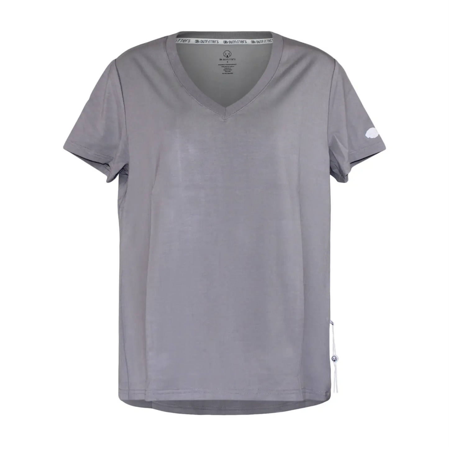 Women Premium Bamboo Together Tee Battleship Grey