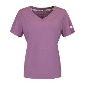Women Premium Bamboo Together Tee Eggplant